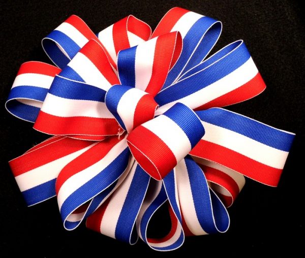 Polyester RWB ribbon wholesale registration