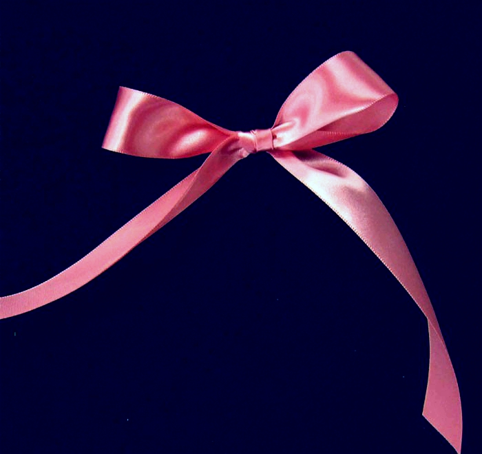 Double Faced Satin Ribbon , Coral, 1/8 Inch x 100 Yards