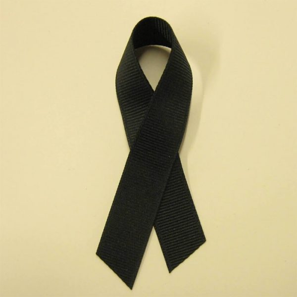 Grosgrain Ribbon - 3/8" White and Black 100 Yards - Image 2