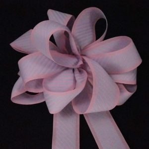 Pink Striped Ribbon