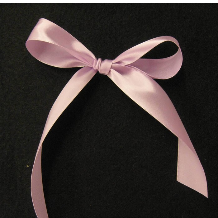 Double Faced Satin Ribbon, 1/8-inch, 100-yard, Peach 