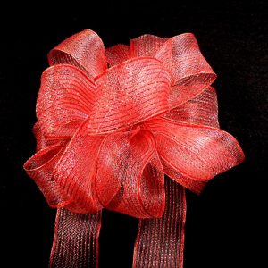 metallic sheer ribbon