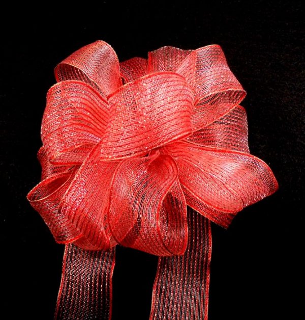 metallic sheer ribbon