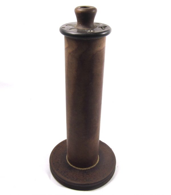 Antique Thread Spool with Nipple TOp