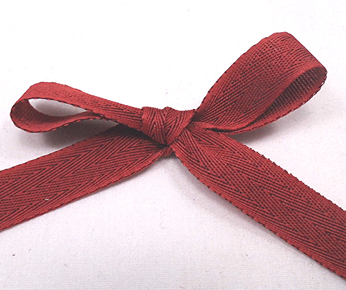 Two-toned twill tape from American Ribbon Manufacturers