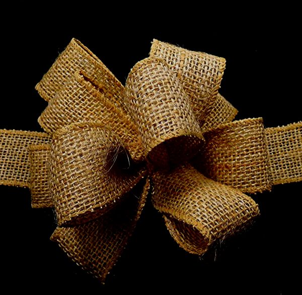 Wired Burlap Ribbon