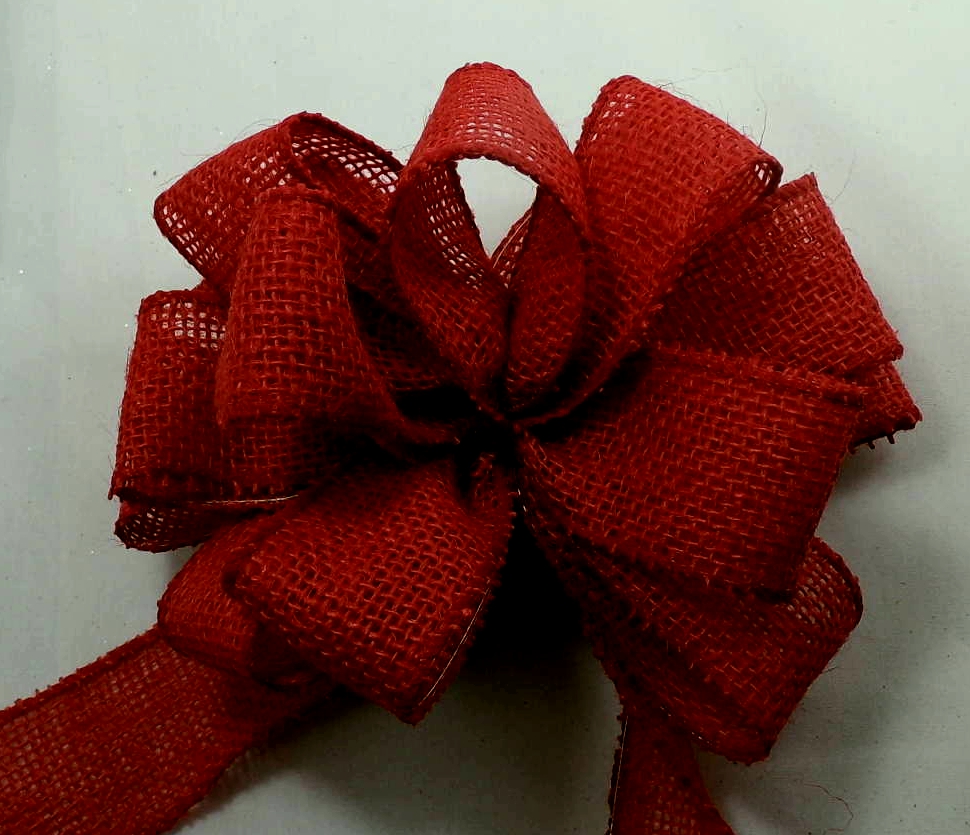 9 Wired Burlap Ribbon - Schroth Wholesale Supply Co
