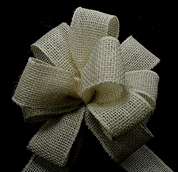 Wired Burlap Ribbon from American RIbbon Manufacturers