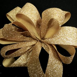 glittery ribbon