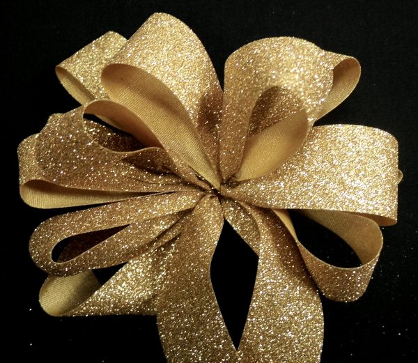 glittery ribbon