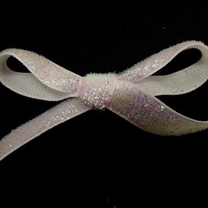 fuzzy metallic ribbon