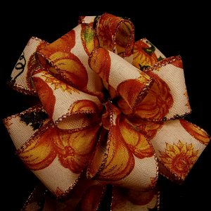 wired pumpkin ribbon