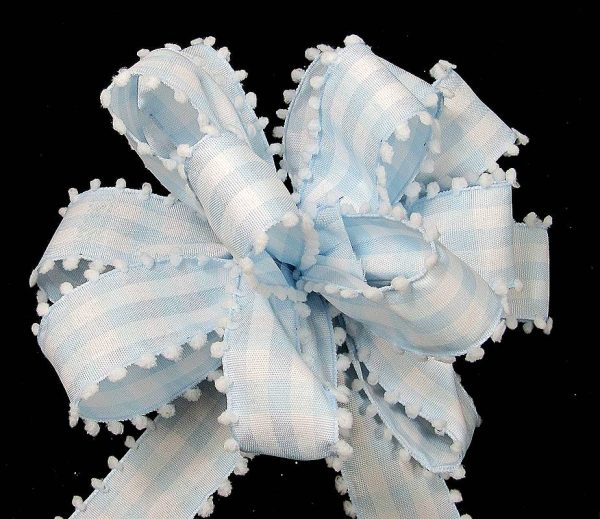 Wired Gingham w Pom Poms - Image 2