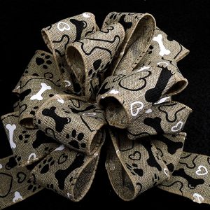 wired paw print ribbon