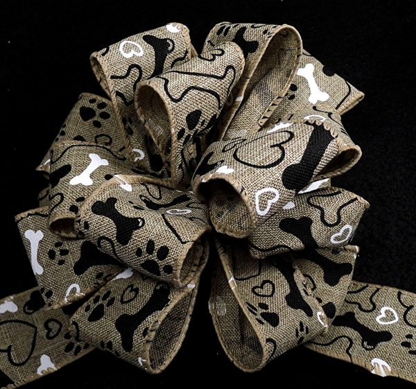 wired paw print ribbon