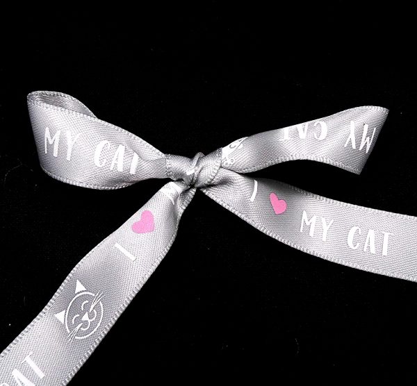 I love my cat ribbon