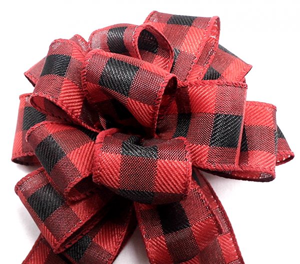 red & black plaid