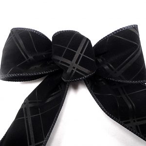 velvet plaid ribbon