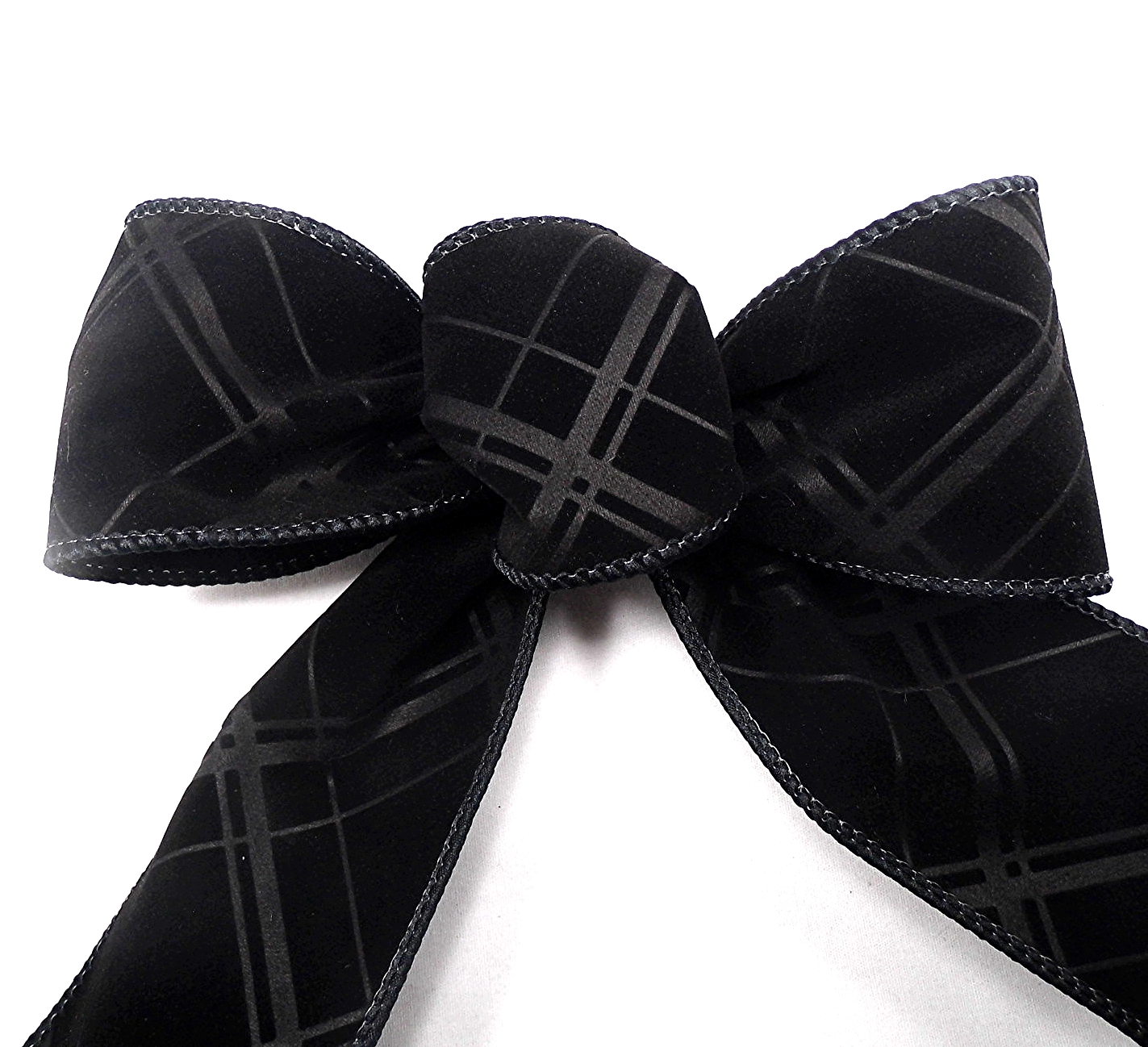 Velvet Ribbon - Black - 2 wide