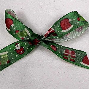 satin christmas ribbon