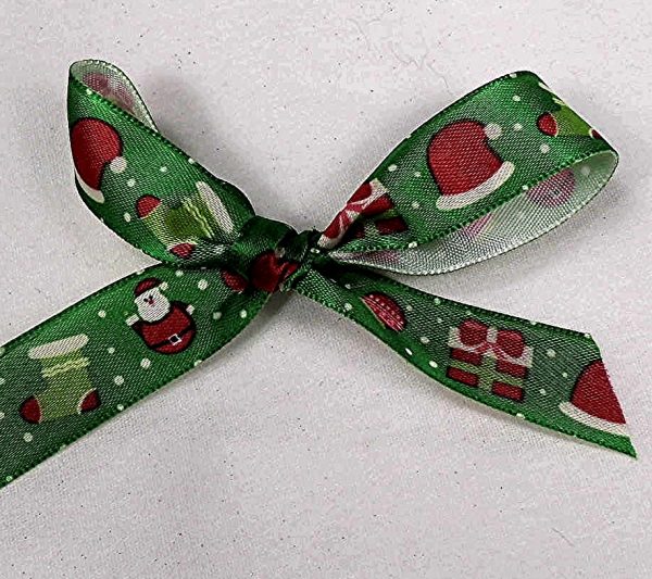 satin christmas ribbon