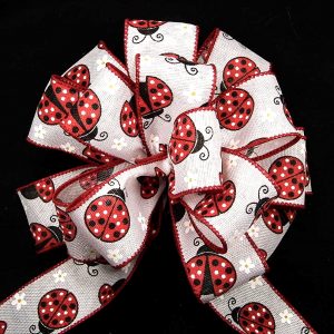 wired ladybug ribbon