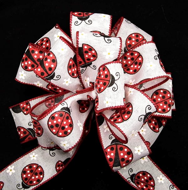 wired ladybug ribbon