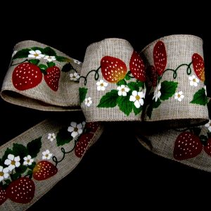 wired strawberry ribbon