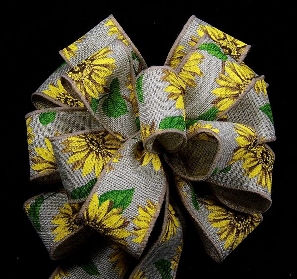 Wired Sunflower with Stem - Image 4