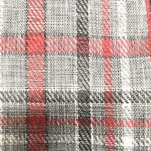 grey plaid ribbon