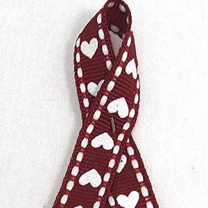 grosgrain Heart ribbon