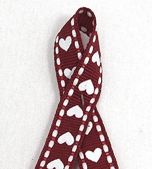 grosgrain Heart ribbon
