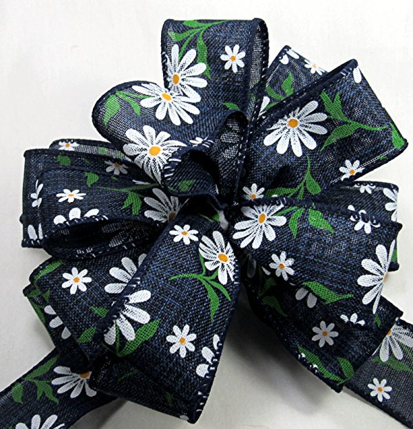 Wired Linen Daisies - Image 2