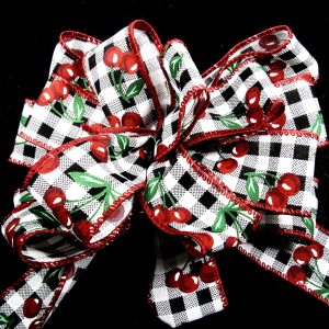 cherries ribbon