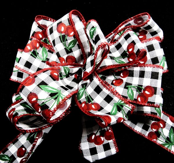 cherries ribbon