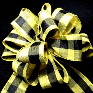 Bumblebee check ribbon