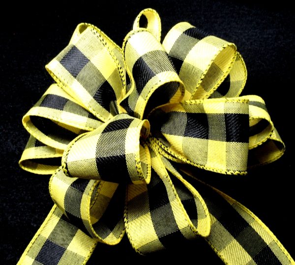 Bumblebee check ribbon