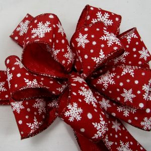 Red Snowflake Ribbon