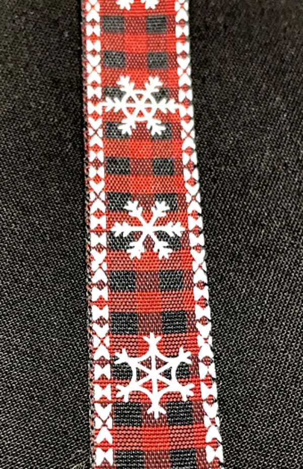 thin snowflake ribbon