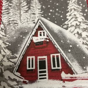 christmas house ribbon