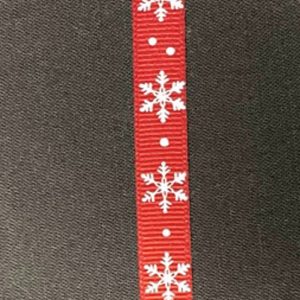 thin snowflake ribbon