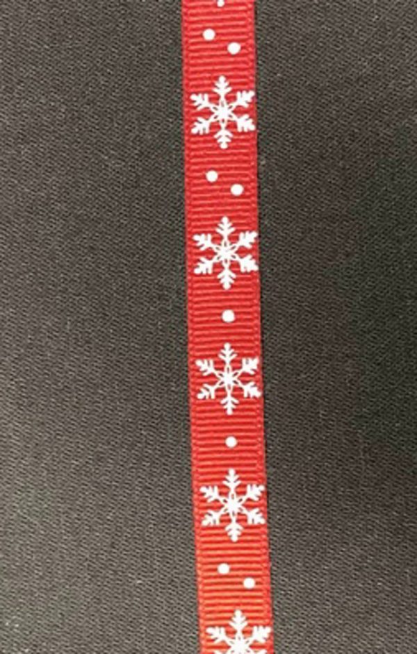 thin snowflake ribbon