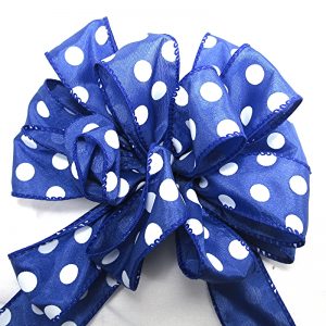 wired polka dot ribbon