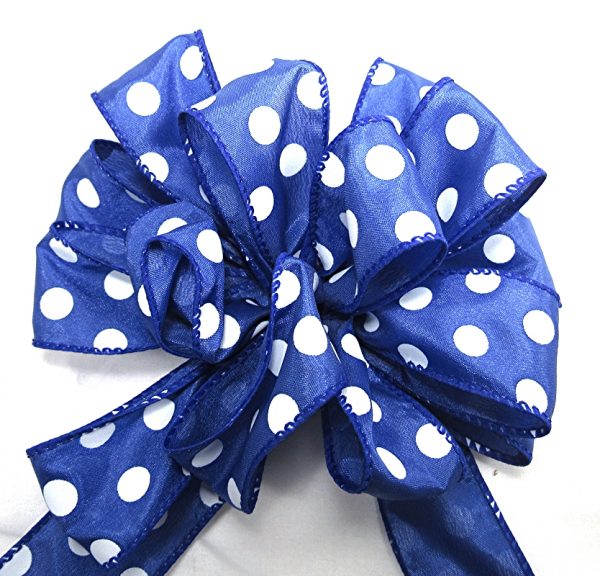 wired polka dot ribbon