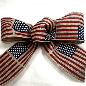 Patriotic Ribbon, US Designer Ribbon, American Flag Ribbon, Double Sided,  Stars Ribbon, Stripes, July 4th, Holiday Ribbon, Hair Bow Ribbon, Lanyard  Ribbon, Wholesale Ribbon, PER YARD - Jennifer's Goodies Galore