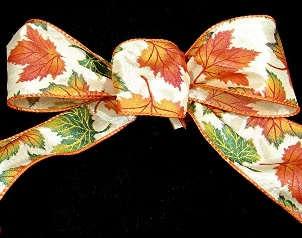 fall leaf ribbon