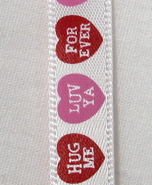 candy hearts ribbon