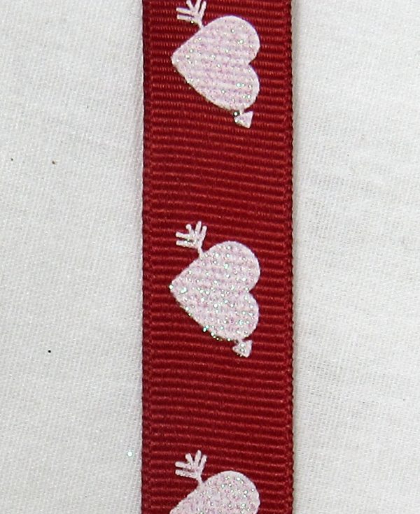 grosgrain hearts ribbon