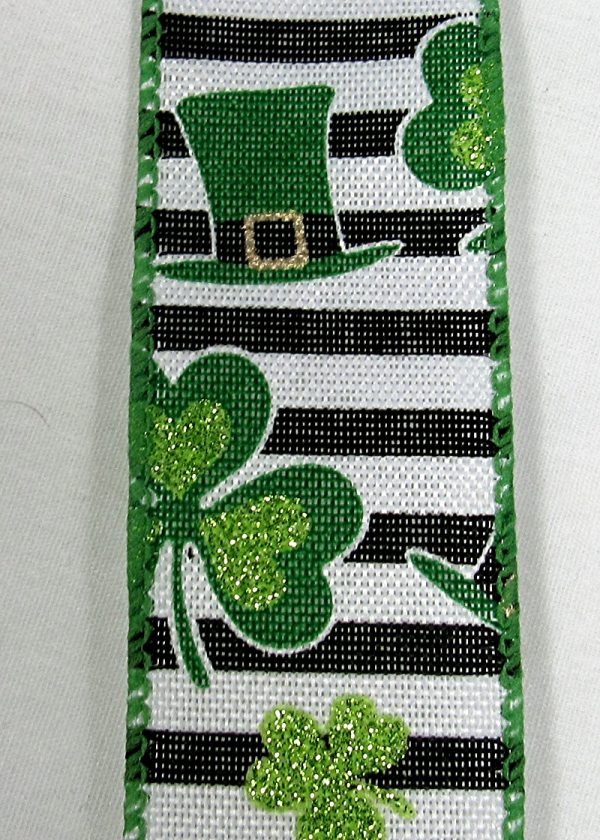 striped st. patricks ribbon