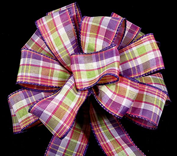 spring Plaid Ribbon